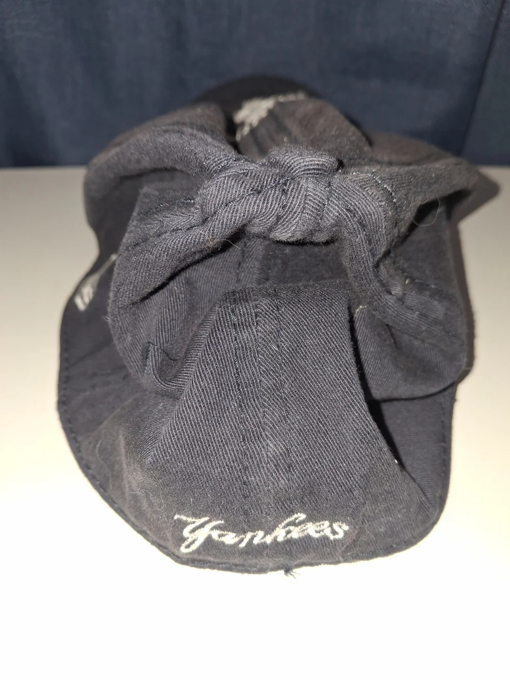 Gehrig #4 Embroidered Baseball Cap - Navy